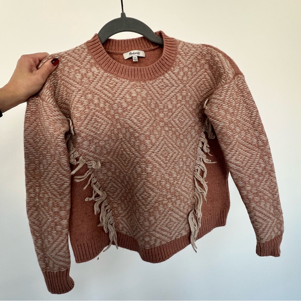Madewell Fringe Sweater